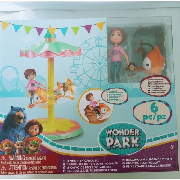 Wonder Park Flying Fish Carousel Playset - Picture 2 of 5